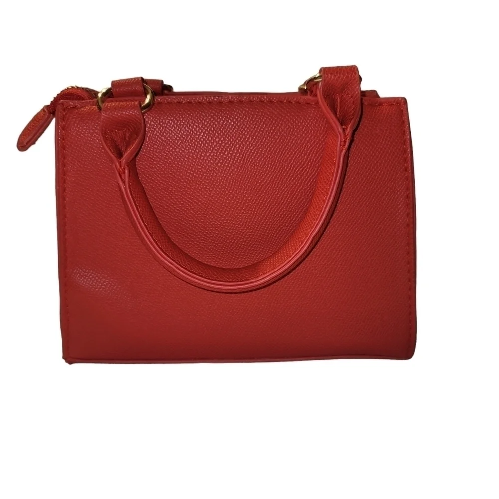 NWT Bebe Women's Kira Mini Satchel in Red - Picture 2 of 8